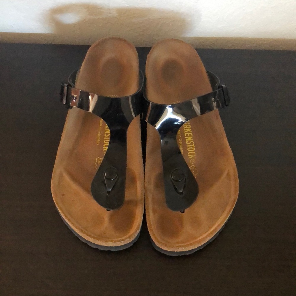 Black Birkenstock Gizeh sandals
